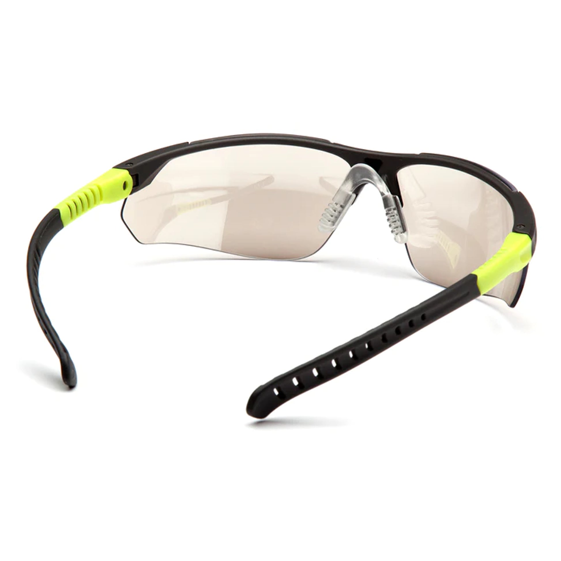 Pyramex Sitecore SGL10180D - Gray and Lime/Indoor/Outdoor Mirror Lens Safety Classes - Box/12 Pair