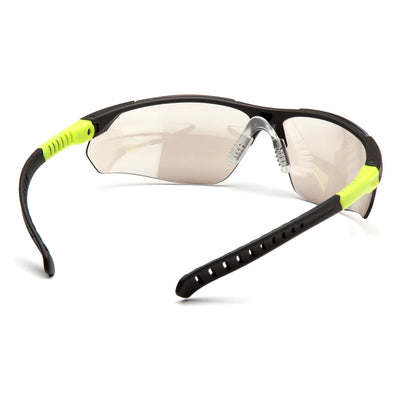 Pyramex Sitecore SGL10180D - Gray and Lime/Indoor/Outdoor Mirror Lens Safety Classes - Box/12 Pair