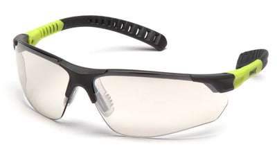 Pyramex Sitecore SGL10180D - Gray and Lime/Indoor/Outdoor Mirror Lens Safety Classes - Box/12 Pair