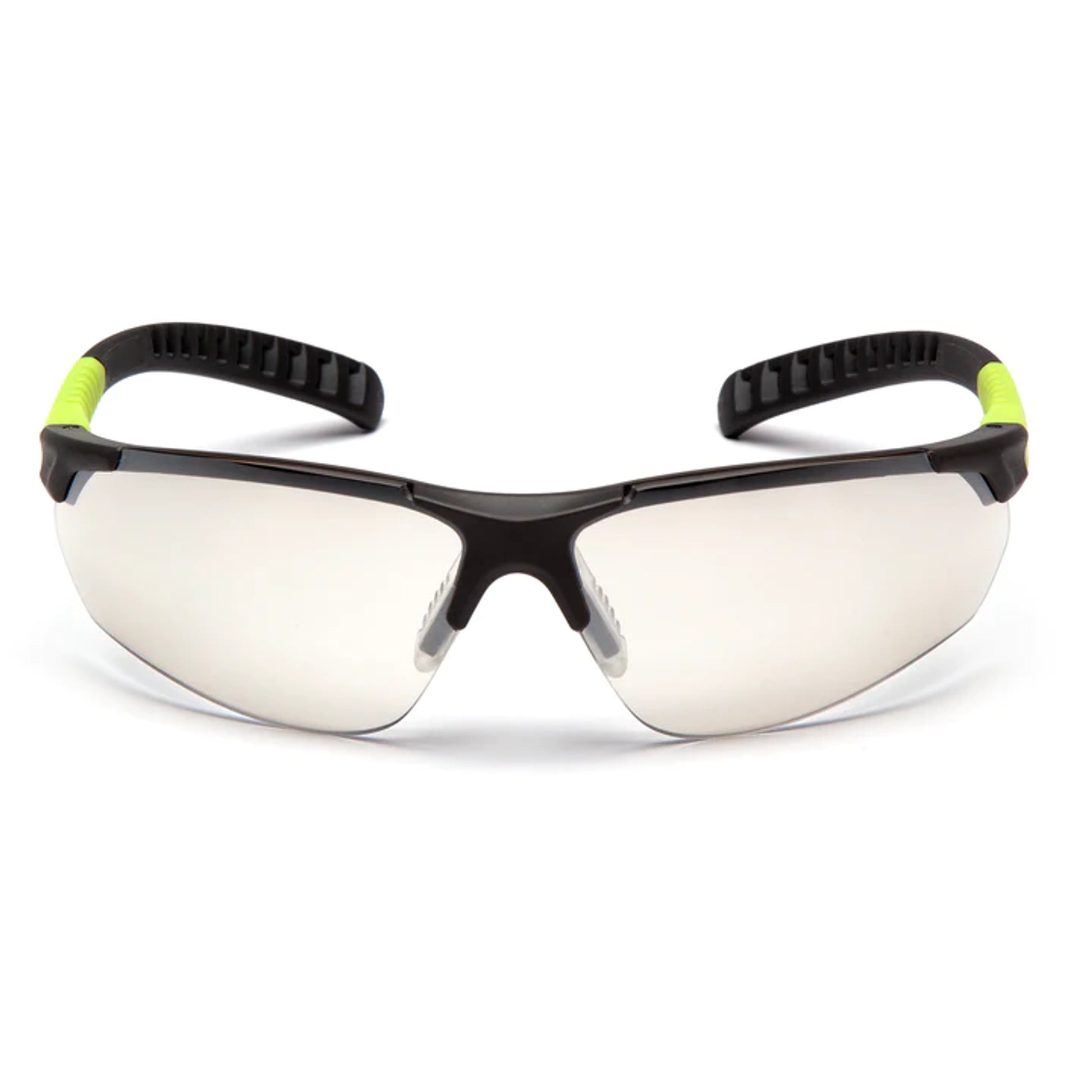 Pyramex Sitecore SGL10180D - Gray and Lime/Indoor/Outdoor Mirror Lens Safety Classes - Box/12 Pair
