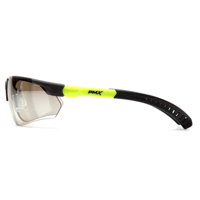 Pyramex Sitecore SGL10180D - Gray and Lime/Indoor/Outdoor Mirror Lens Safety Classes - Box/12 Pair