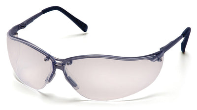 Pyramex V2-Metal Gun Metal Frame/Clear Lens Safety Eyewear