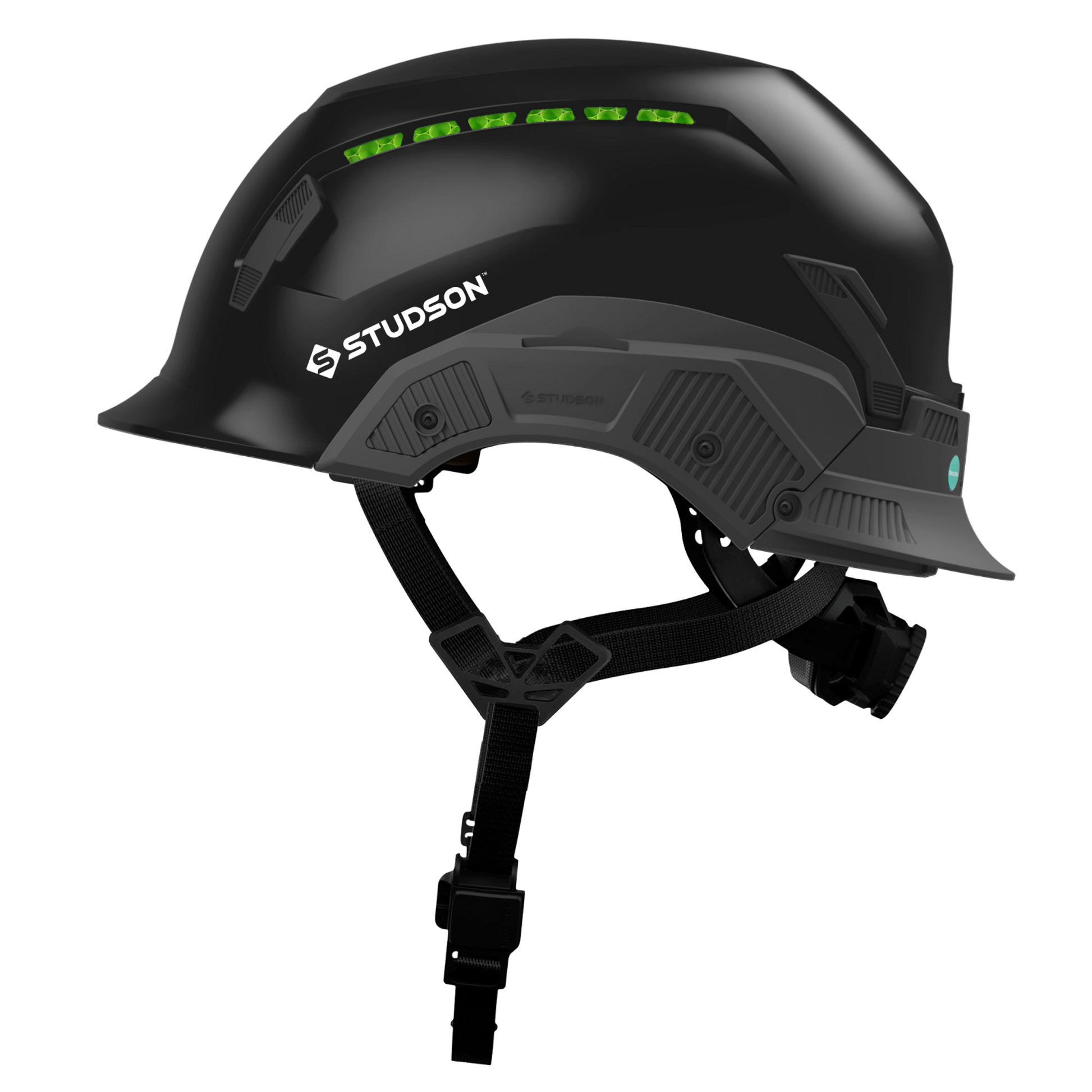 Studson SHK-1 Vented Class C Type II - Black Safety Helmet