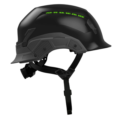 Studson SHK-1 Vented Class C Type II - Black Safety Helmet