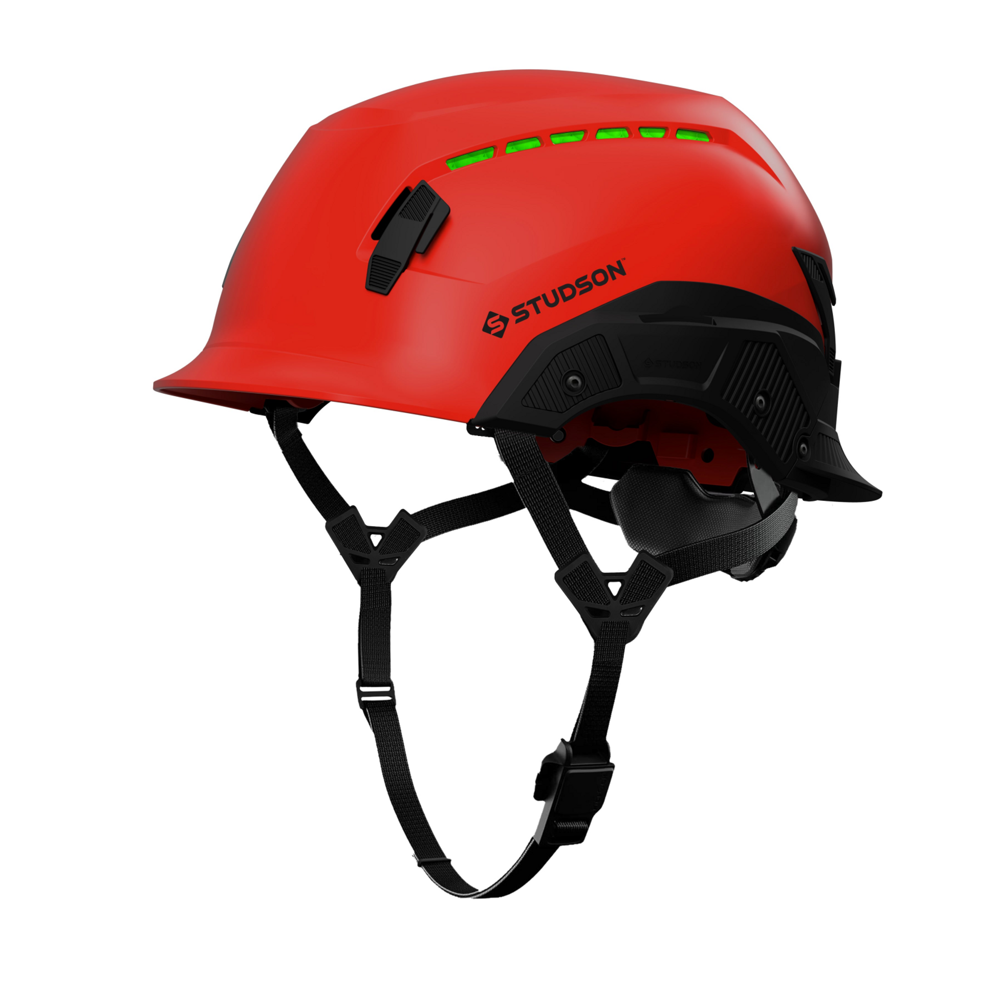 Studson SHK-1 Vented Class C Type II - Red Safety Helmet