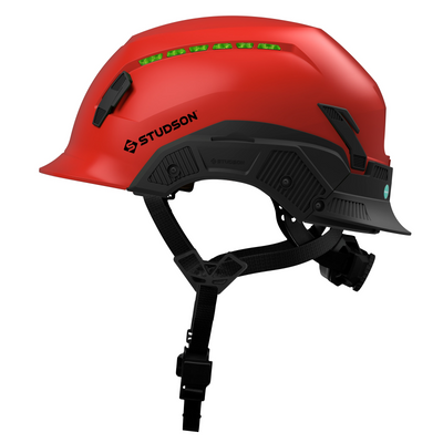 Studson SHK-1 Vented Class C Type II - Red Safety Helmet