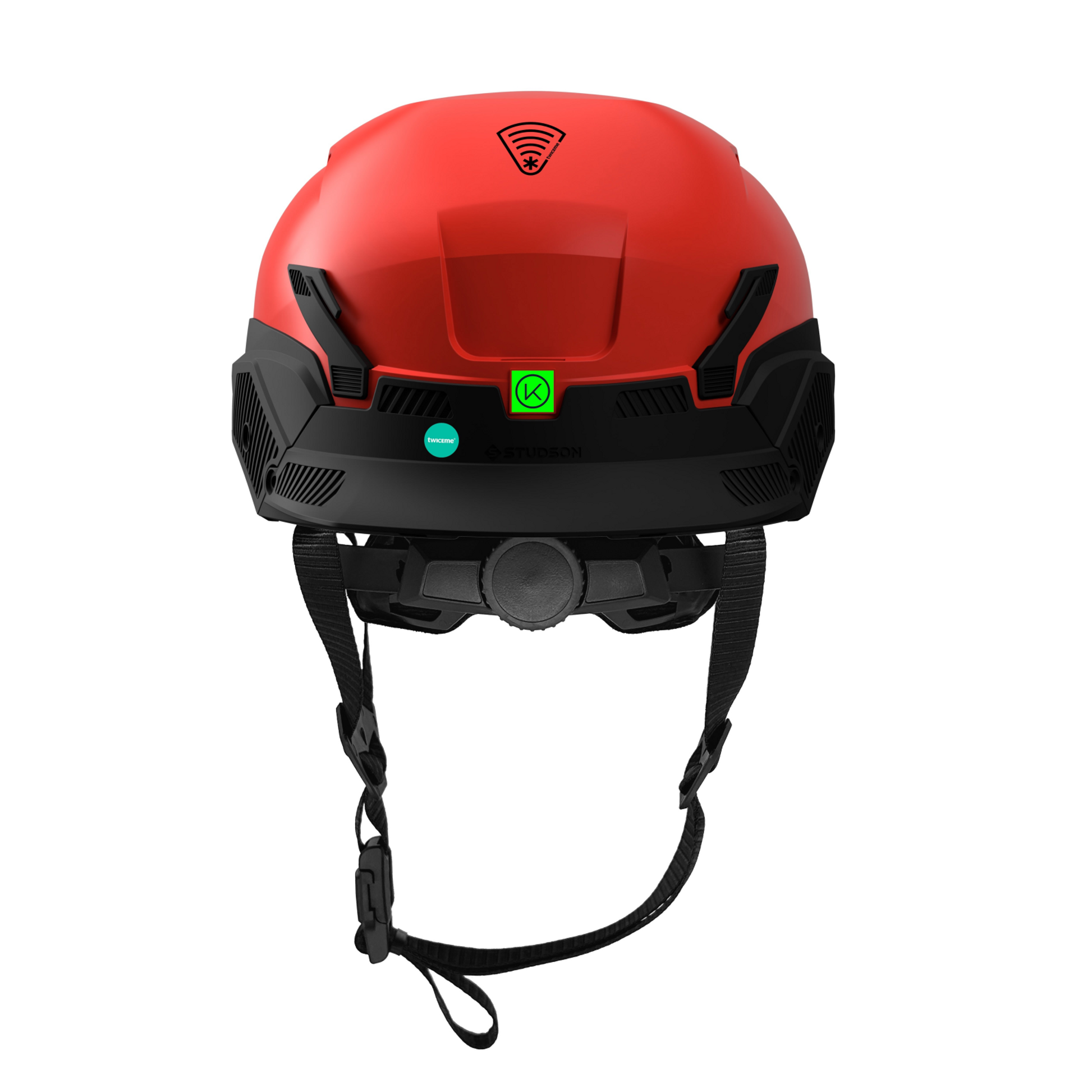 Studson SHK-1 Vented Class C Type II - Red Safety Helmet