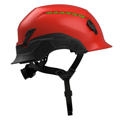 Studson SHK-1 Vented Class C Type II - Red Safety Helmet