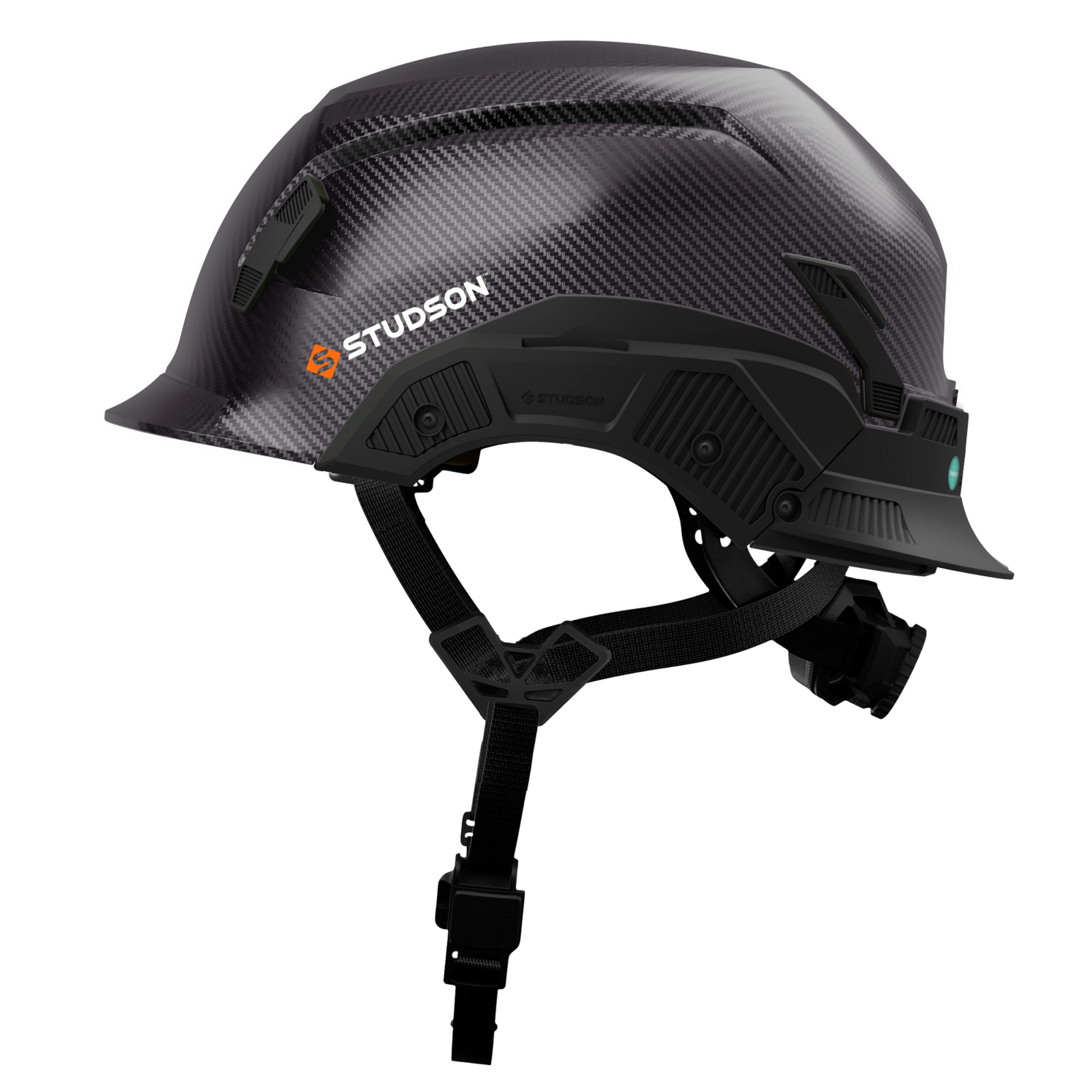Studson SHK-1 Non-Vented Class E Type II - Carbon HD Safety Helmet