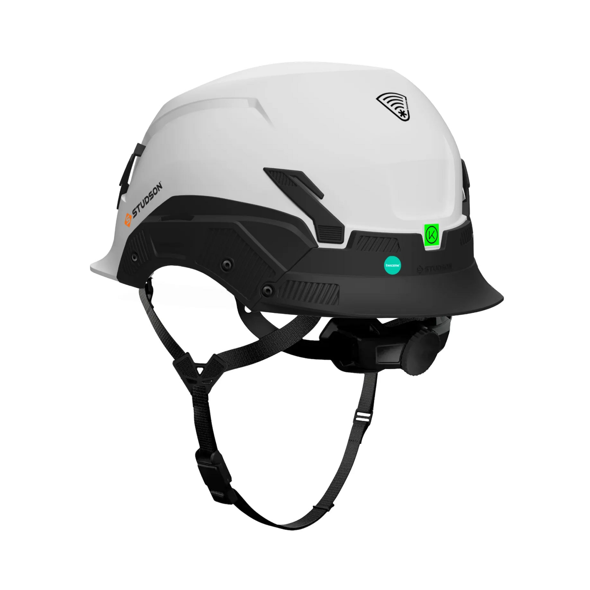 Studson SHK-1 Non-Vented Class E Type II - White Safety Helmet