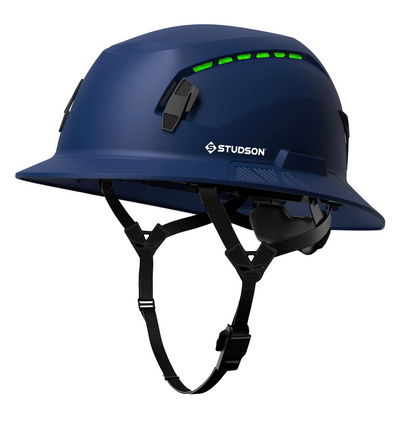 Studson SHK-1 Vented Full Brim Class C Type II - Blue Safety Helmet