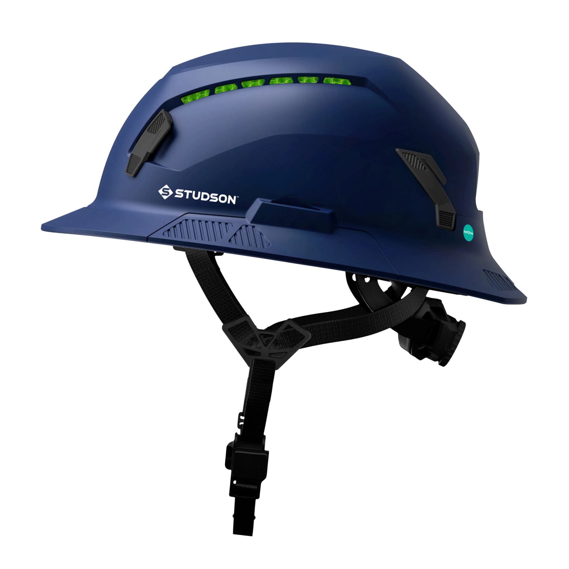 Studson SHK-1 Vented Full Brim Class C Type II - Blue Safety Helmet