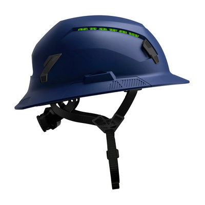 Studson SHK-1 Vented Full Brim Class C Type II - Blue Safety Helmet
