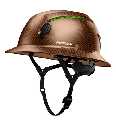 Studson SHK-1 Vented Full Brim Class C Type II - Fiber Metal Safety Helmet