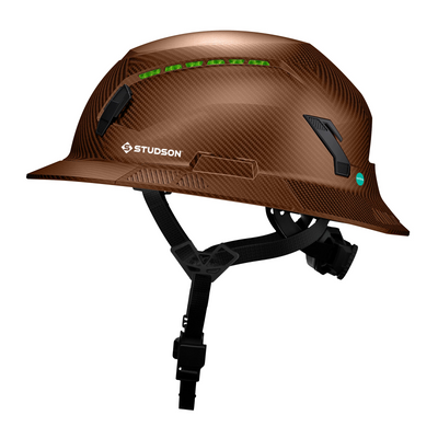 Studson SHK-1 Vented Full Brim Class C Type II - Fiber Metal Safety Helmet