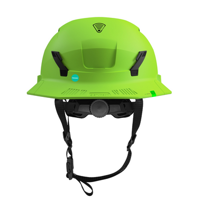 Studson SHK-1 Vented Full Brim Class C Type II - Green Safety Helmet