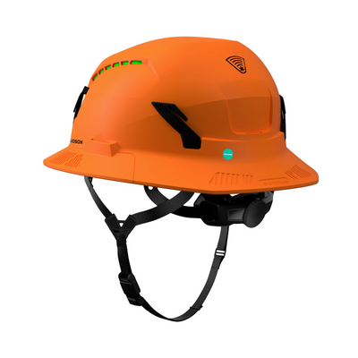 Studson SHK-1 Vented Full Brim Class C Type II - Orange Safety Helmet