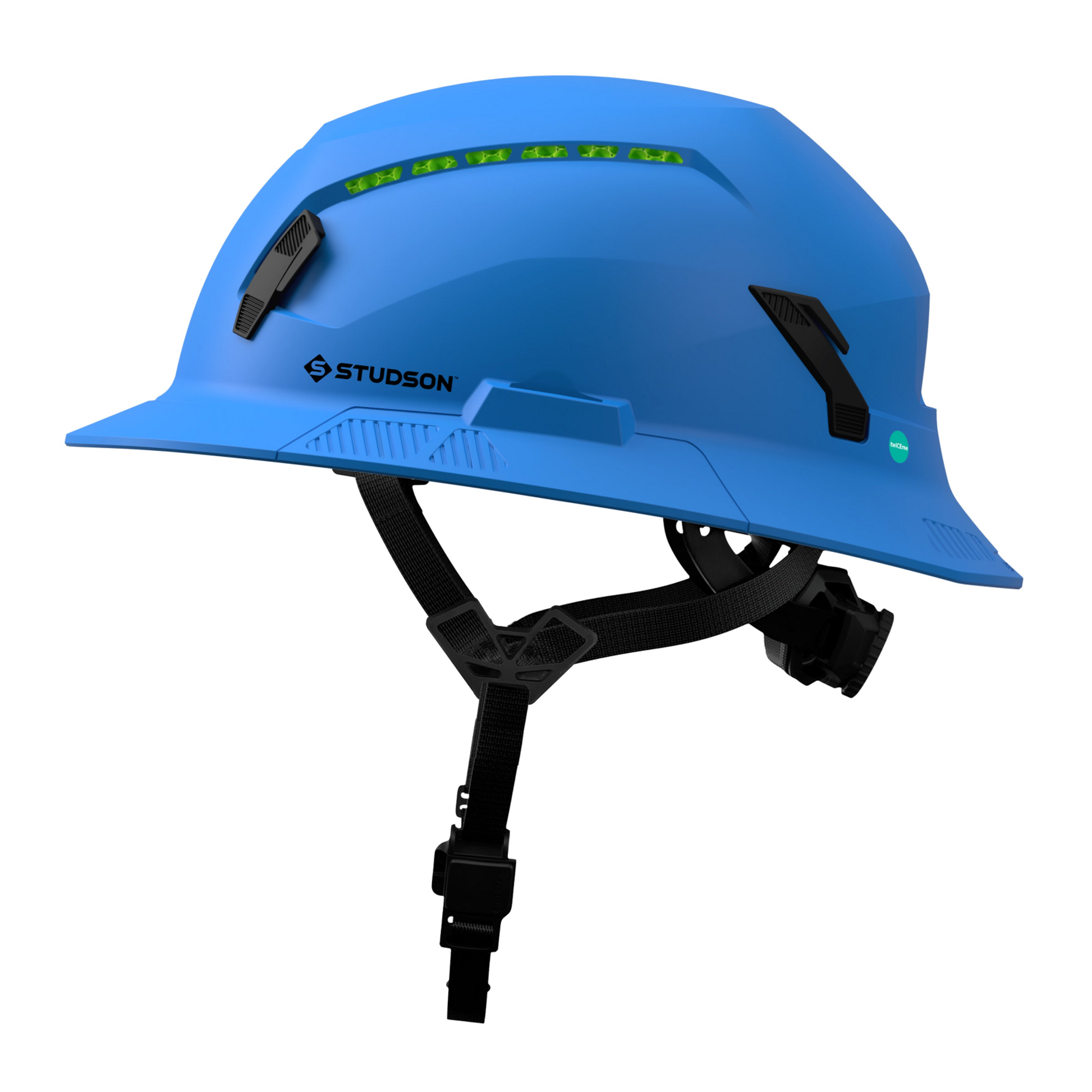 Studson SHK-1 Vented Full Brim Class C Type II - Performance Blue Safety Helmet