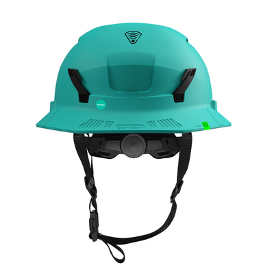 Studson SHK-1 Vented Full Brim Class C Type II - Teal Safety Helmet
