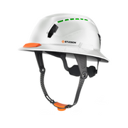 Studson Full Brim Vented - HD White Carbon Type II  Orange HighBar - SHK1-FB-CWCF-OHB