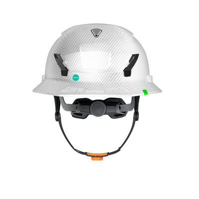 Studson Full Brim Vented - HD White Carbon Type II  Orange HighBar - SHK1-FB-CWCF-OHB