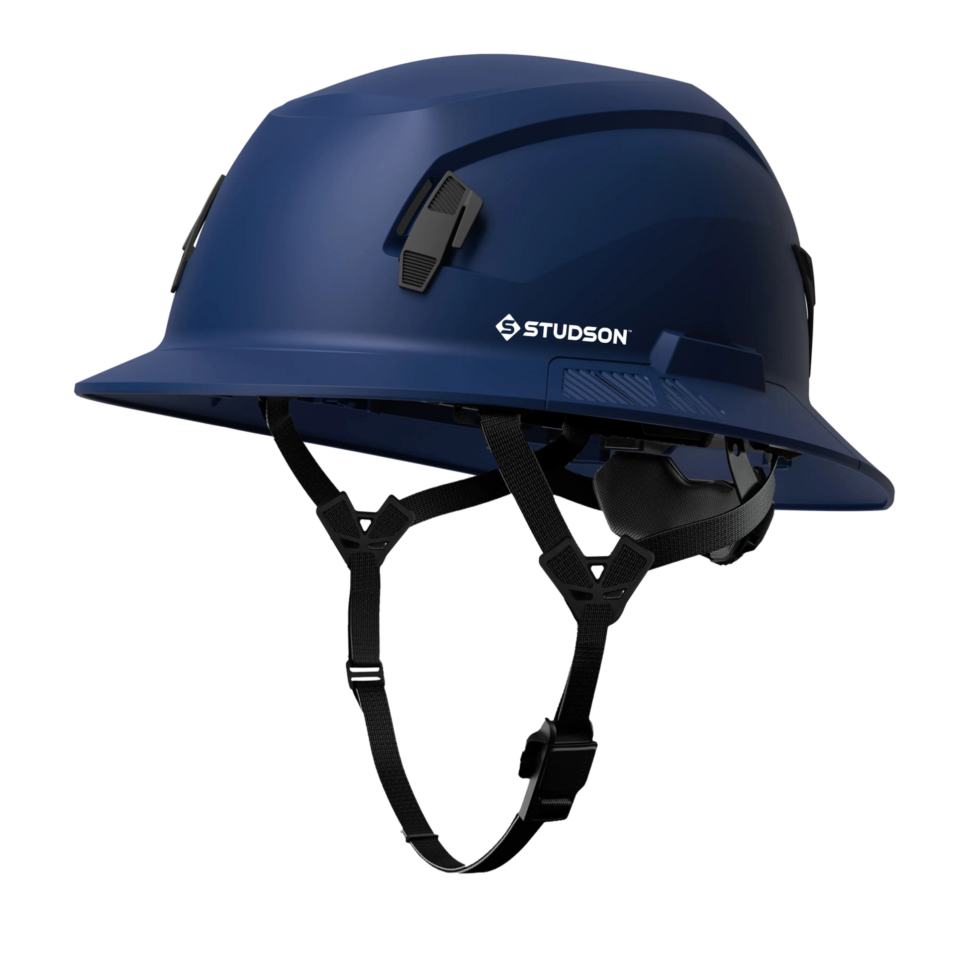Studson SHK-1 Non-Vented Full Brim Class E Type II - Blue Safety Helmet