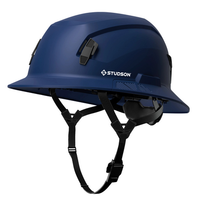 Studson SHK-1 Non-Vented Full Brim Class E Type II - Blue Safety Helmet