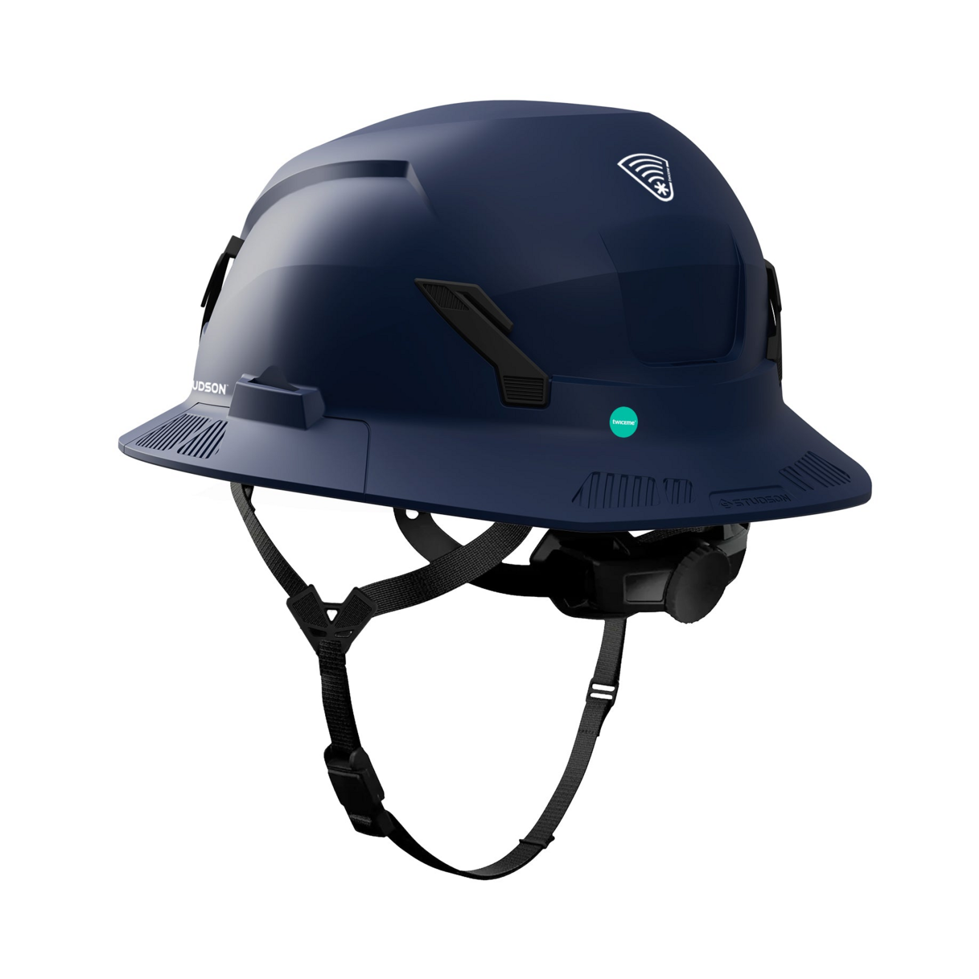Studson SHK-1 Non-Vented Full Brim Class E Type II - Blue Safety Helmet