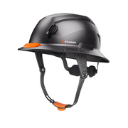 Studson Full Brim Non-Vented - HD Carbon Type II  Orange HighBar - SHK1-FB-ECF-OHB