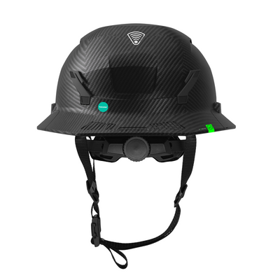 Studson SHK-1 Non-Vented Full Brim Class E Type II - Carbon HD Safety Helmet