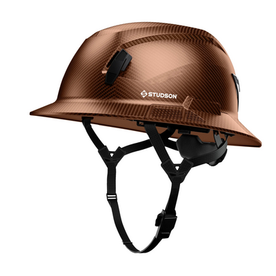 Studson SHK-1 Non-Vented Full Brim Class E Type II - Fiber Metal Safety Helmet