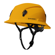Studson SHK-1 Non-Vented Full Brim Class E Type II -  Gold Safety Helmet