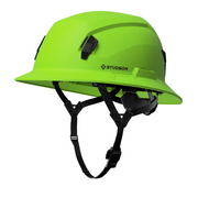 Studson SHK-1 Non-Vented Full Brim Class E Type II - Green Safety Helmet