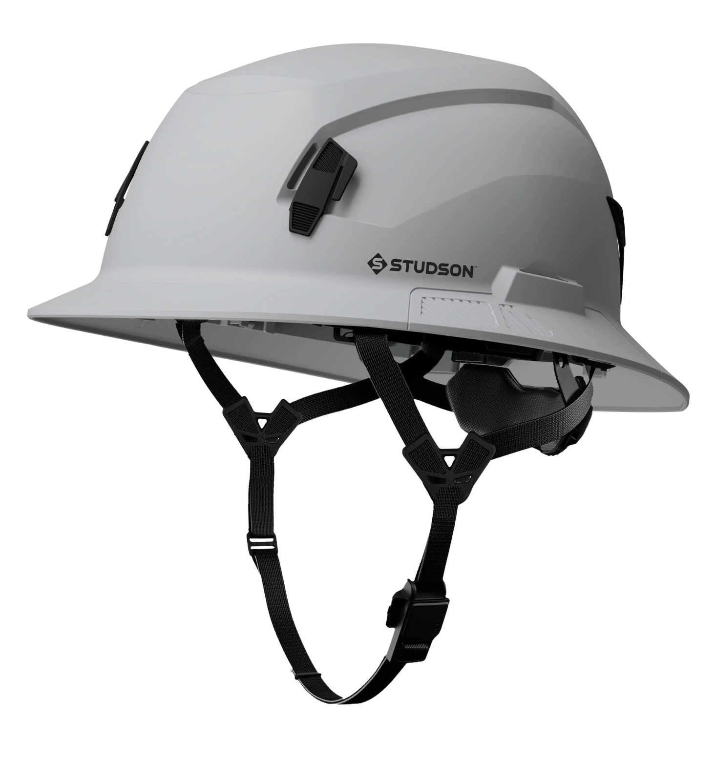Studson SHK-1 Non-Vented Full Brim Class E Type II - Grey Safety Helmet