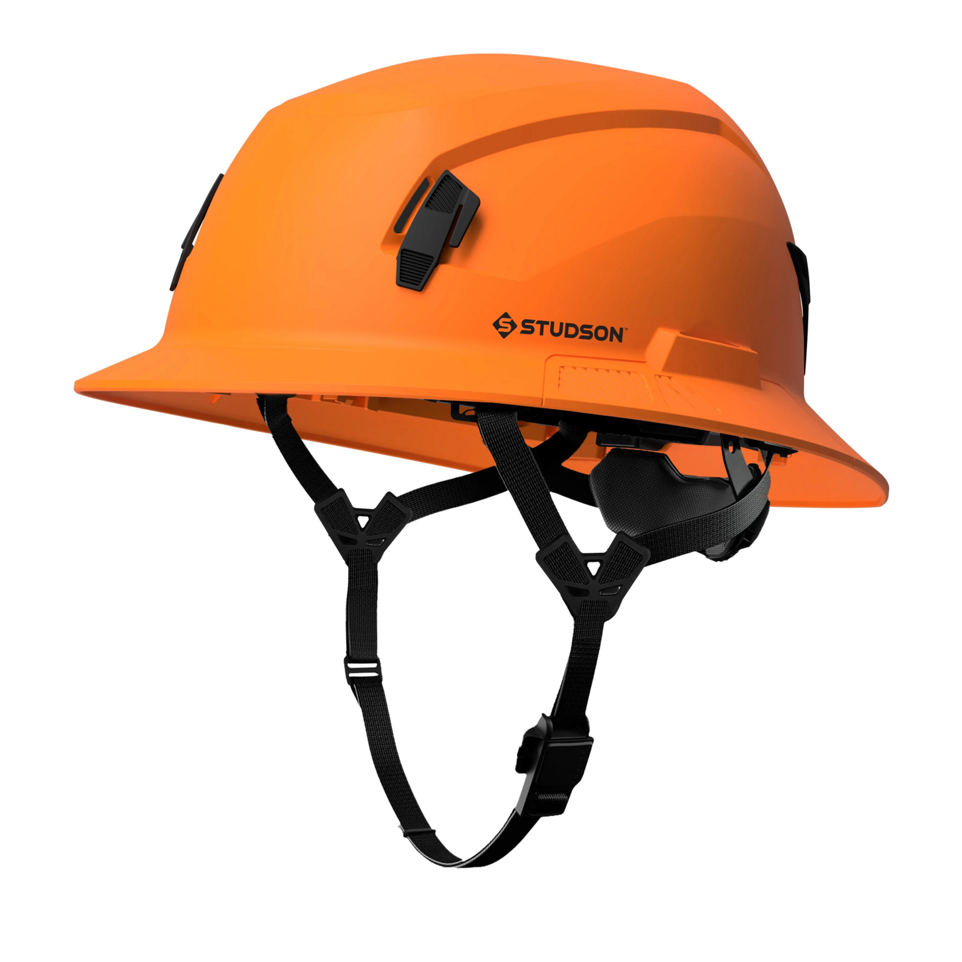 Studson SHK-1 Non-Vented Full Brim Class E Type II - Orange Safety Helmet