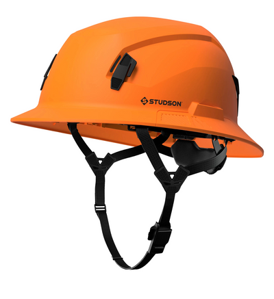 Studson SHK-1 Non-Vented Full Brim Class E Type II - Orange Safety Helmet