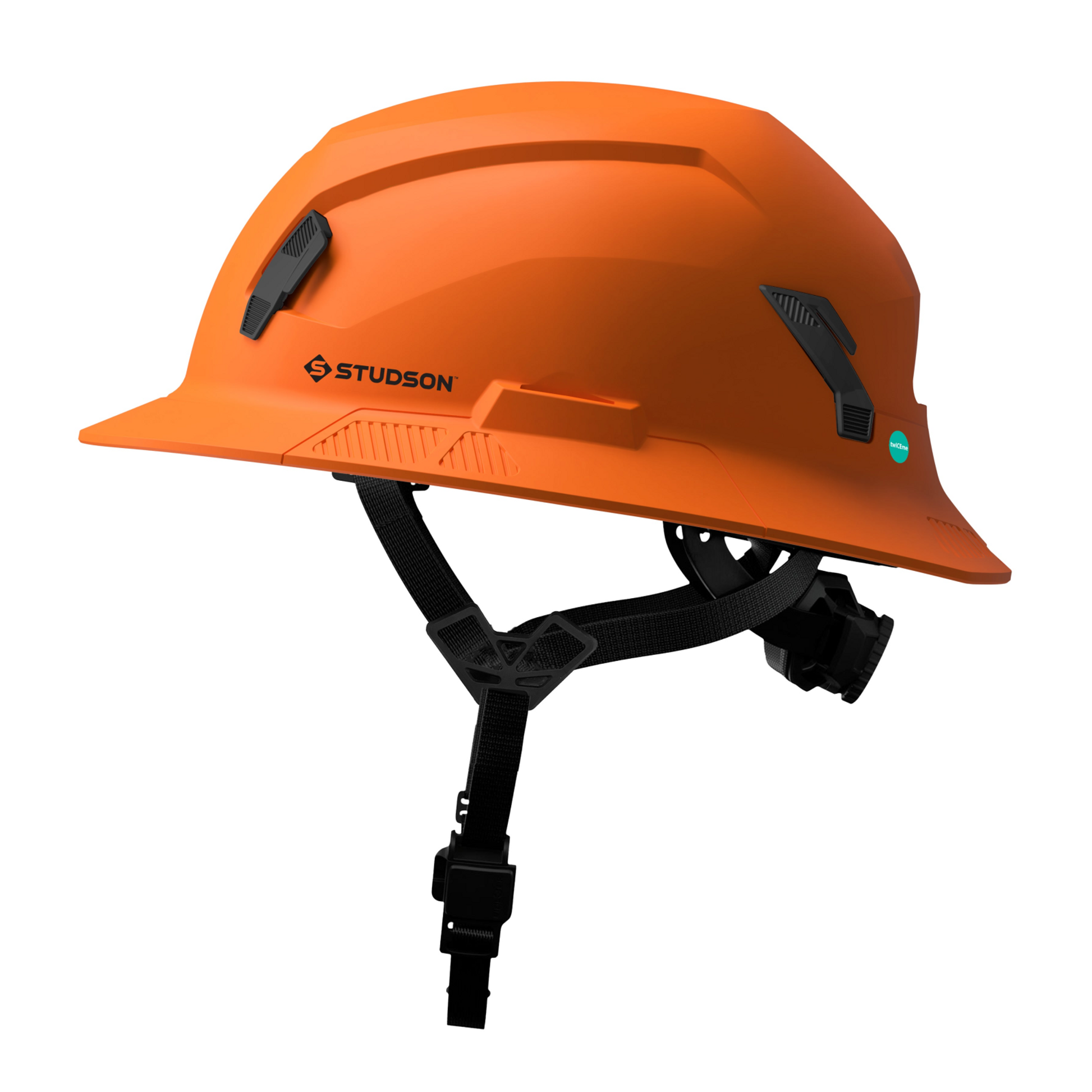 Studson SHK-1 Non-Vented Full Brim Class E Type II - Orange Safety Helmet