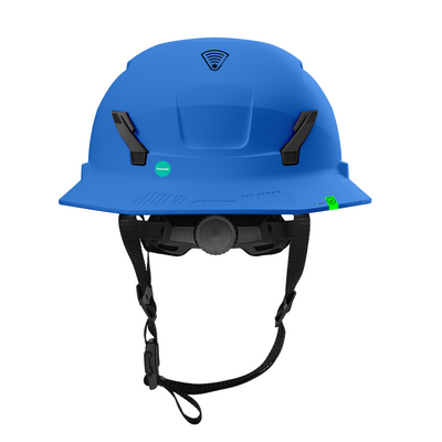 Studson SHK-1 Non-Vented Full Brim Class E Type II -  Performance Blue Safety Helmet