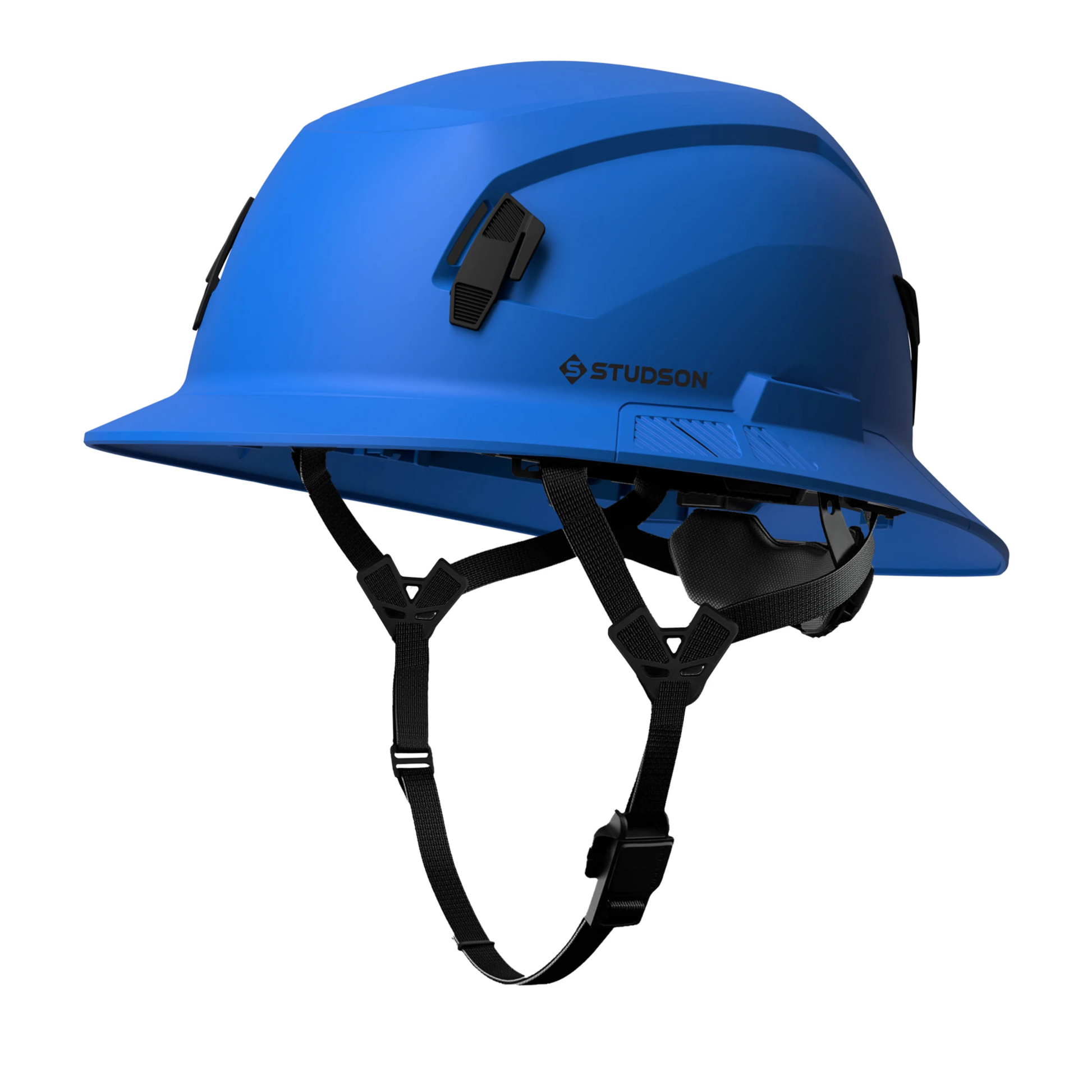 Studson SHK-1 Non-Vented Full Brim Class E Type II - Royal Blue Safety Helmet