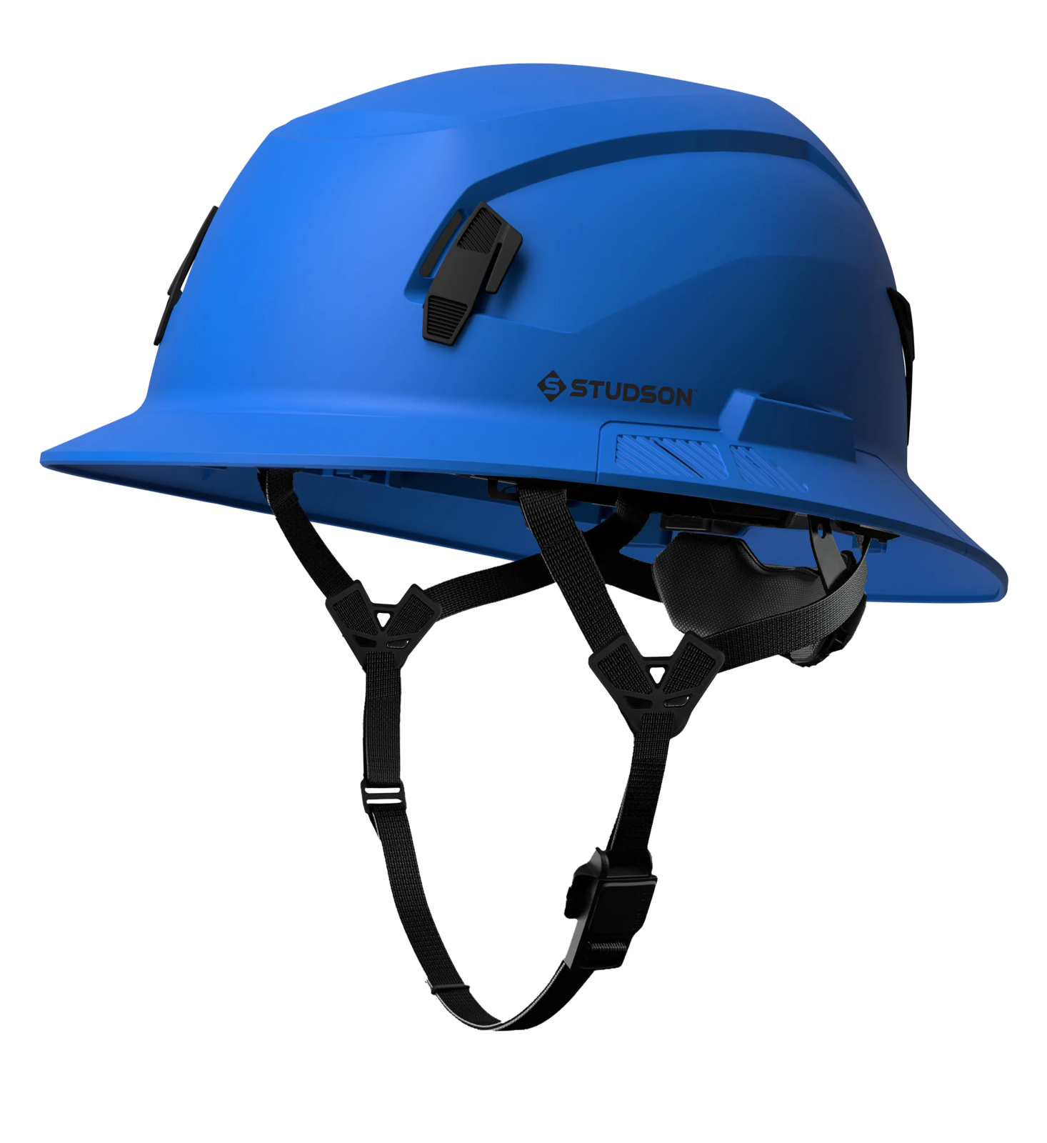 Studson SHK-1 Non-Vented Full Brim Class E Type II - Royal Blue Safety Helmet