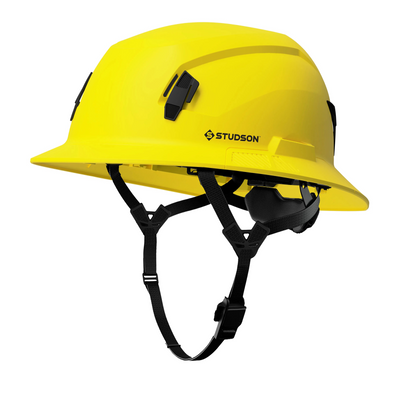 Studson SHK-1 Non-Vented Full Brim Class E Type II - Yellow Safety Helmet