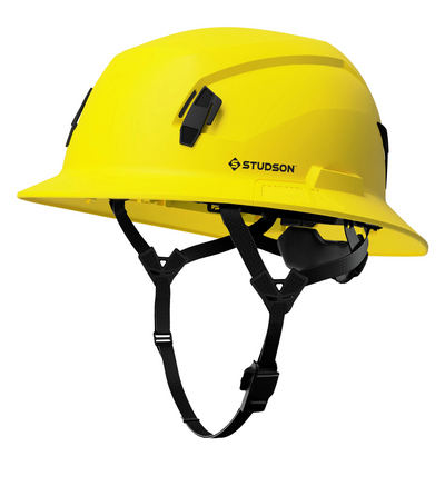 Studson SHK-1 Non-Vented Full Brim Class E Type II - Yellow Safety Helmet