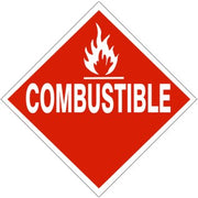 FLAME PICTO  COMBUSTIBLE - FLAME PICTO  COMBUSTIBLE, 4X4, Adhesive Vinyl