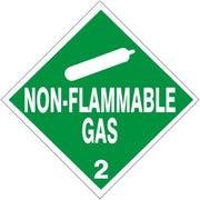 PICTO  NON-FLAMMABLE GAS 2 - PICTO  NON-FLAMMABLE GAS 2, 4x4, Adhesive Vinyl