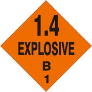 1.4 EXPLOSIVE  B 1 - 1.4 EXPLOSIVE  B 1, 4X4, Adhesive Vinyl