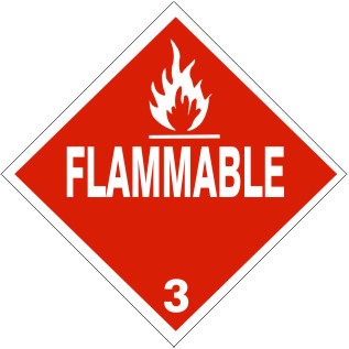 FLAME PICTO FLAMMABLE 3