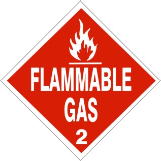 FLAME PICTO FLAMMABLE GAS 2