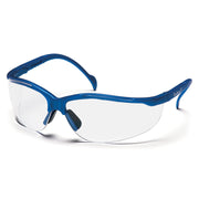 Pyramex - Venture II - Metallic Blue Frame/Clear Lens - 12/Pair