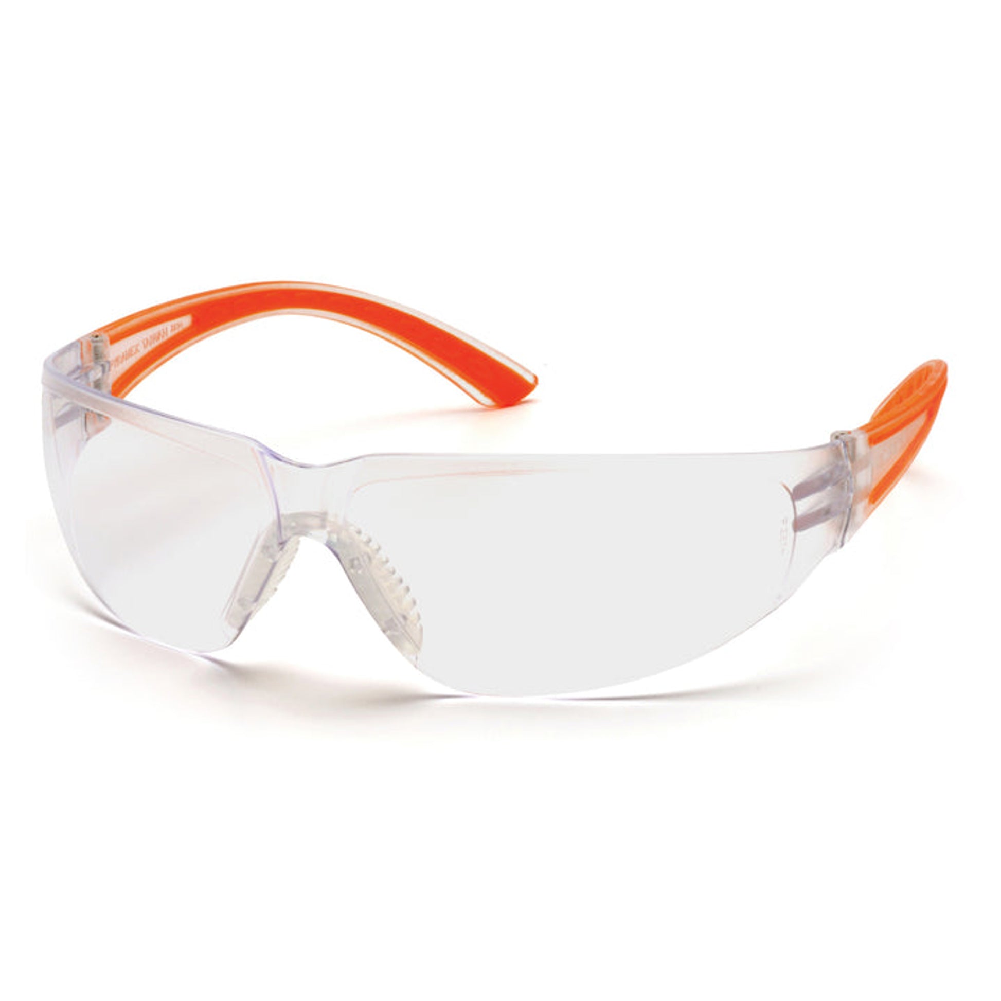 Pyramex - Cortez - Orange Temples/Clear Lens - 12/Pair