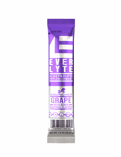 Sqwincher EverLyte 1oz Electrolyte Replenishment Packs- Grape- 100/Packs per Case - 159060968